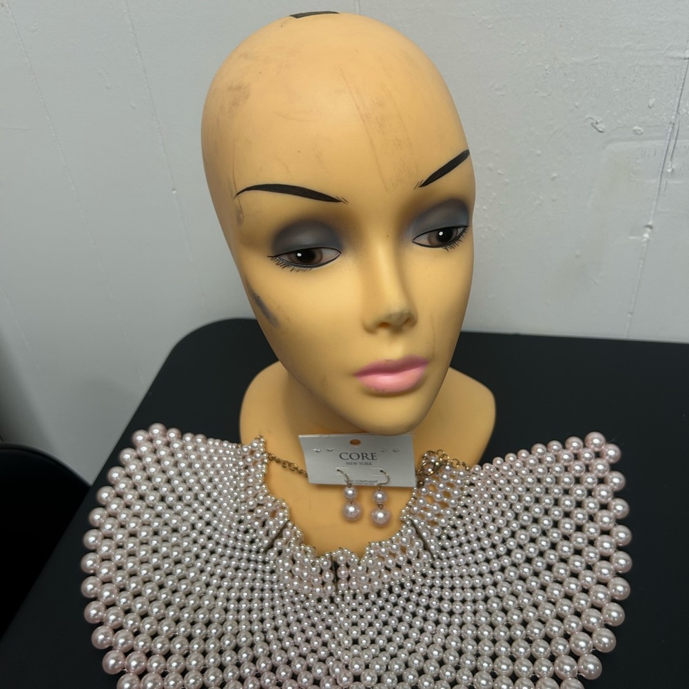 Pink Pearl Necklace